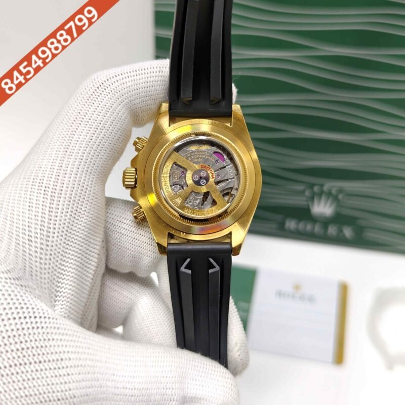 Rolex Oyster Perpetual Cosmograph Daytona Golden Steel Swiss Semi ETA Automatic Watch - Image 4
