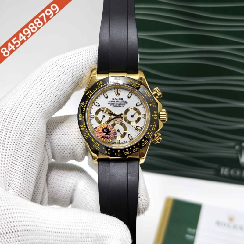 Rolex Oyster Perpetual Cosmograph Daytona Golden Swiss Semi ETA Automatic Watch