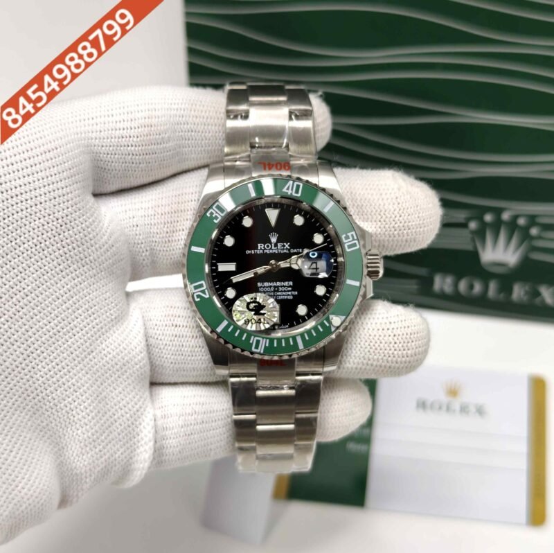 Rolex Submariner Starbucks Editon Steel Black Dial Swiss Semi ETA Automatic Watch (Premium Quality)