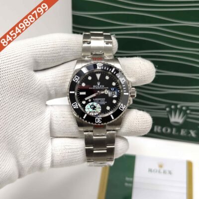 Rolex Submariner Steel Black Dial Swiss Semi ETA Automatic Watch (Premium Quality)