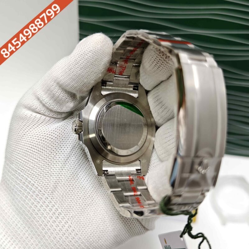 Rolex Submariner Steel Green Dial Swiss Semi ETA Automatic Watch (Premium Quality) - Image 4