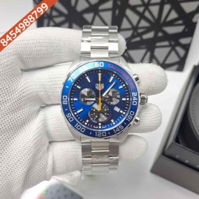 TAG Heuer Formula 1 Chronograph x Red Bull Racing Steel Blue Dial Store Quality Swiss Automatic Watch