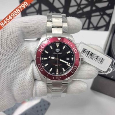 Tag Heuer AQUARACER WAY101B Store Quality Steel Black Dial Swiss Automatic Watch