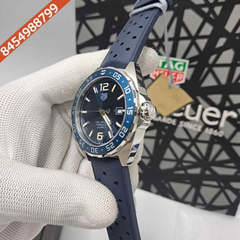 Tag Heuer Formula 1 Blue Dial Blue Fiber Store Quality Swiss Automatic Watch - Image 2