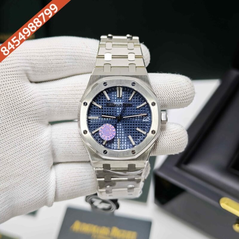 Audemars Piguet Royal Oak OffShore Stainless Steel Blue Dial Swiss ETA Automatic Watch