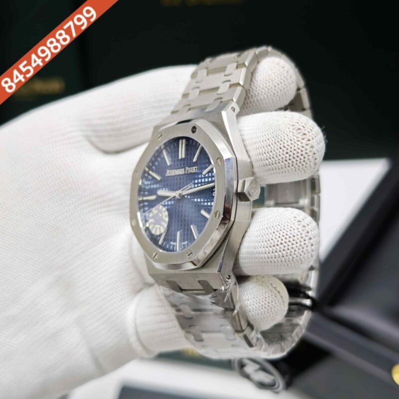 Audemars Piguet Royal Oak OffShore Stainless Steel Blue Dial Swiss ETA Automatic Watch - Image 2