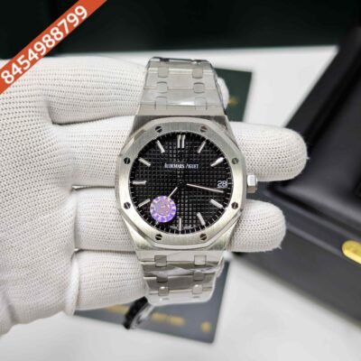 Audemars Piguet Royal Oak Selfwinding Stainless Steel Black Dial Swiss ETA Automatic Watch