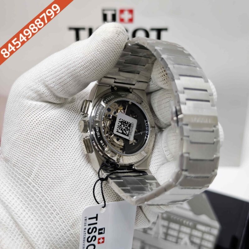 Tissot 1853 T-Classic PRX Chronograph Steel Blue Dial Store Qualty Swiss Automatic Watch - Image 4
