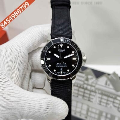 Tissot Seastar 1000 Powermatic Black Dial Black Silicon Strap Store Quality Swiss Automatic Watch