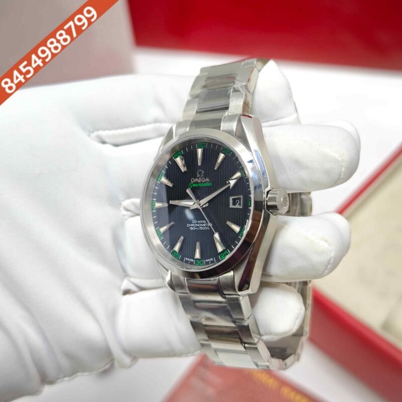 Omega Seamaster Aqua Terra 150M Steel Black Dial Swiss ETA Automatic Watch - Image 2