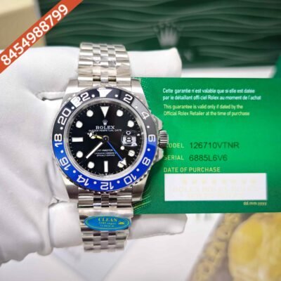 Rolex GMT Master 2 Batman Jubilee Bracelet Swiss ETA AUtomatic Watch