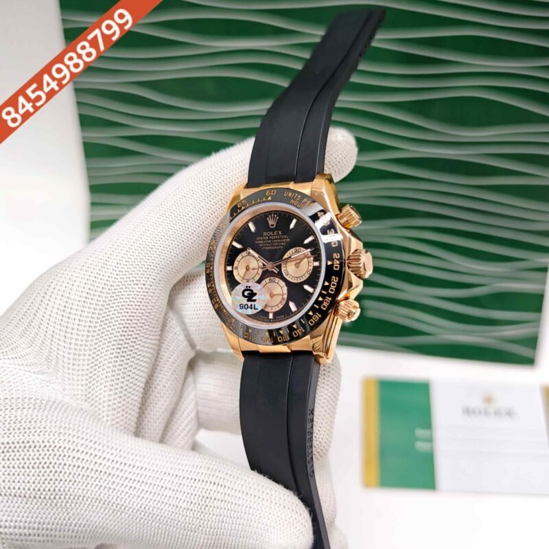 Rolex Oyster Perpetual Cosmograph Daytona Rose Gold Steel Swiss Semi ETA Automatic Watch - Image 2