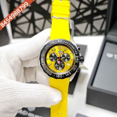Tag Heuer Formula 1 Chronograph Yellow Limited Edition Store Quality Swiss Watch