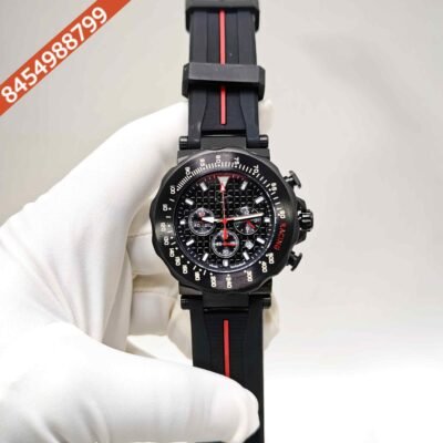 Gc DiverCode Chrono Y63005G7MF Steel Full Black Edition Swiss Watch