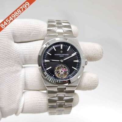 Vacheron Constantin Overseas 6000V Tourbillon Stainless Steel Black Dial Swiss Automatic Watch