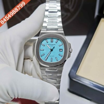 Patek Philippe Geneve Tiffany & Co Steel Tiffany Dail Swiss Semi ETA Automatic Watch