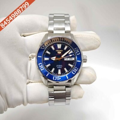 Seiko 5 Sports Steel Blue Dial Swiss Automatic Watch