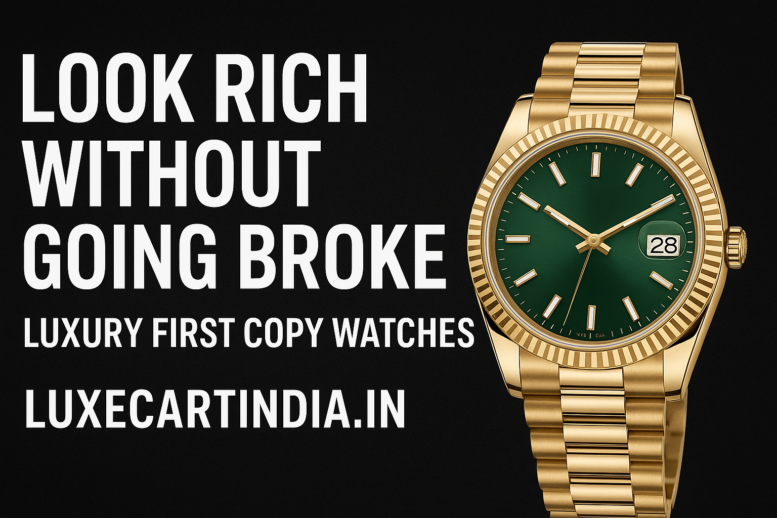 You are currently viewing Look Rich Without Going Broke – Luxury First Copy Watches Only at Luxecartindia.in