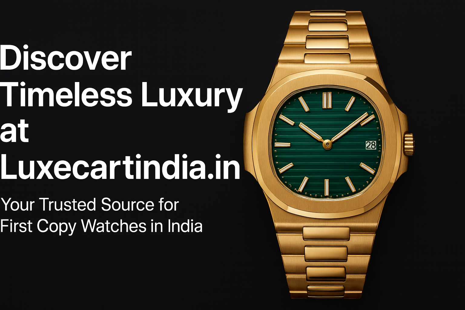You are currently viewing Discover Timeless Luxury at Luxecartindia.in – Your Trusted Source for First Copy Watches in India