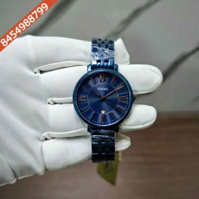 Fossil Jacqueline Steel Full Blue Swiss Quartz Watch