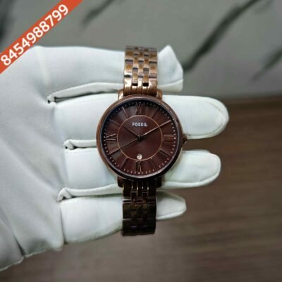 Fossil Jacqueline Steel Full Brown Swiss Quartz Watch