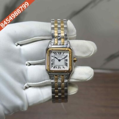 Cartier Panthere de Dual Tone White Dial Swiss Quartz Watch