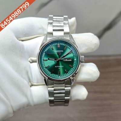 TAG Heuer Carrera Day-Date Steel Tiffeny Dial Swiss Automatic Watch