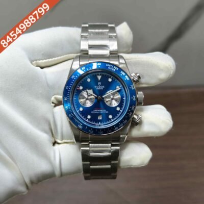 Tudor Black Bay Steel Chrono Blue Dial Boutique Edition Swiss Atomatic Watch