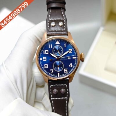 IWC Big Pilot's Le Petit Prince Edition Rose Gold Blue Dial Swiss Automatic Watch