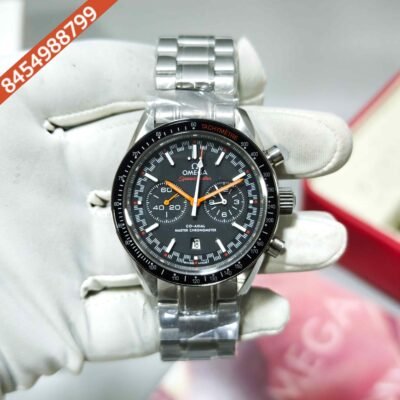 Omega Speedmaster Racing Co-Axial Master Chronometer Chronograph Steel Black Dial Swiss Automatic Watch